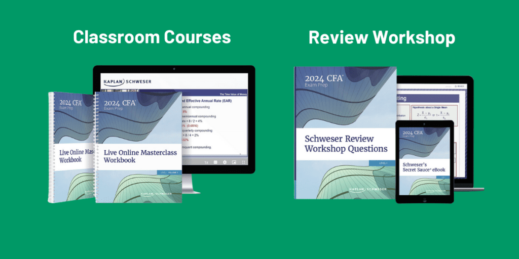 Kaplan Schweser CFA: Detailed Reviews, Study Packages & Discounts 16 CFA Classes Courses and Videos 1